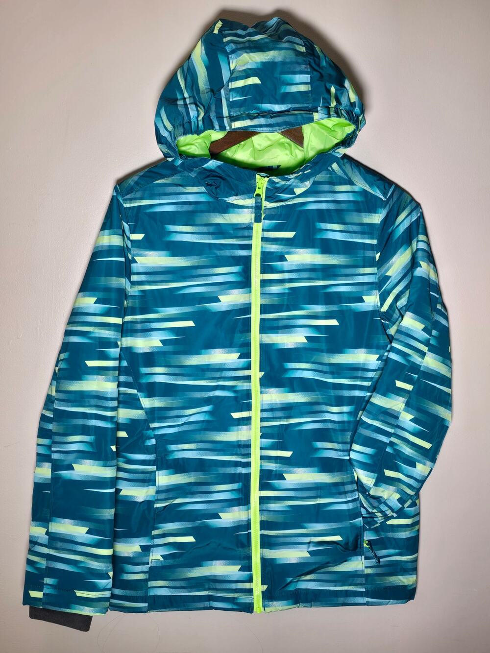 Lands’ End Kids XL 14-16 Squall Waterproof Winter Jacket Teal Green NWT